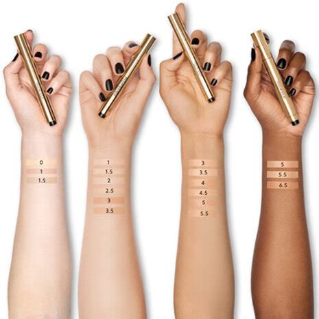 ysl concealer touche eclat 2.5|YSL touche eclat colour chart.